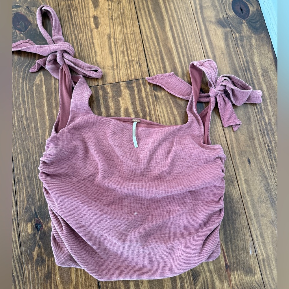 Free people synched tank, adjustable size L